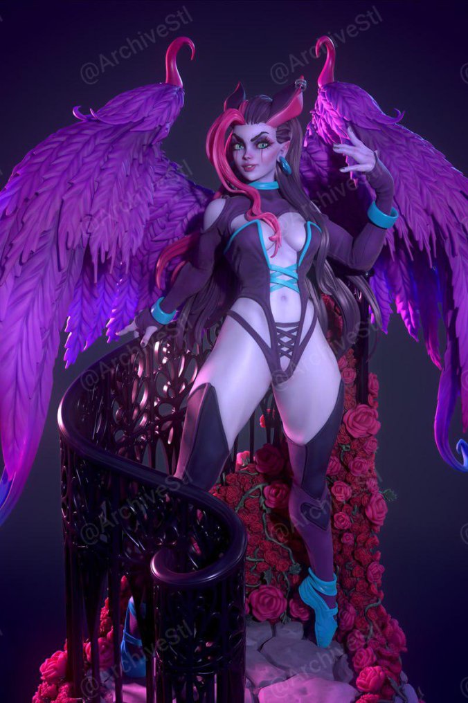 天使魅魔Angie Standing 3D打印图纸